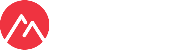 Summit mountain logo with white text